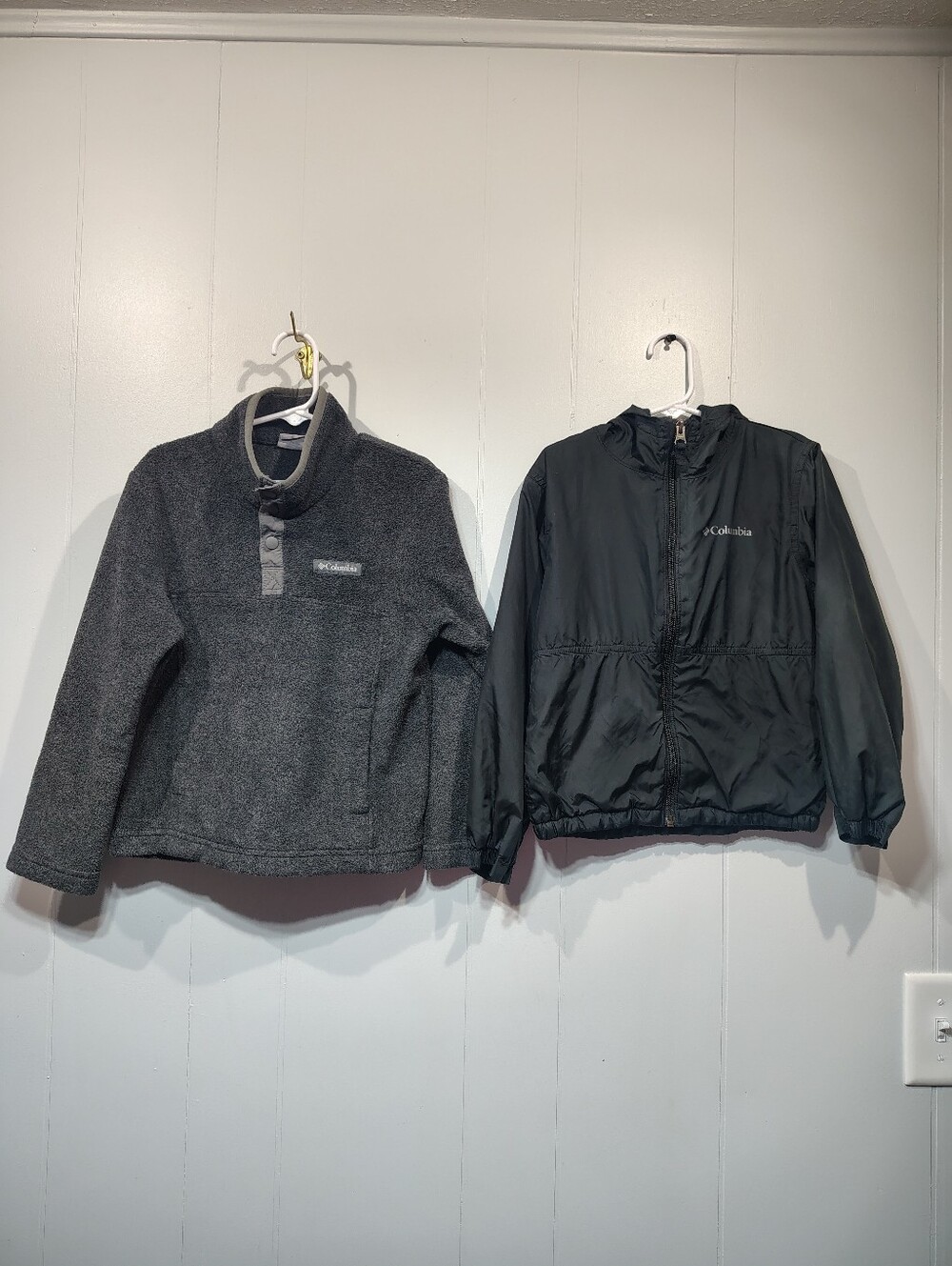 Columbia Boys Jacket Set Size XS 6-7 Fleece Rain Jacket
